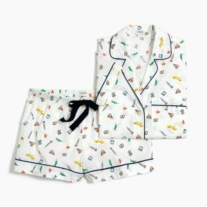 J Crew Factory New York Pajama Set